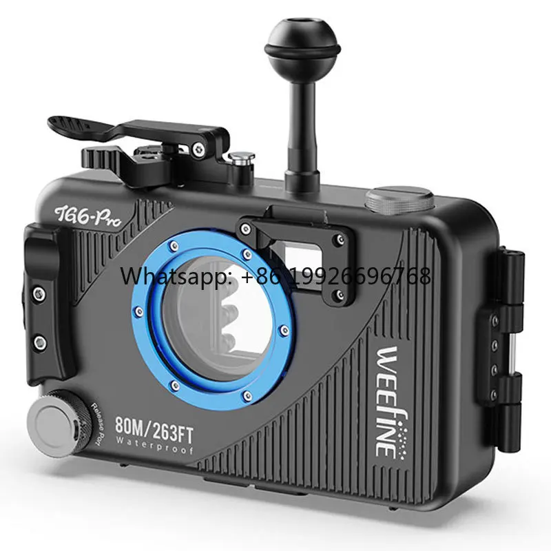 WEEFINE New TGPRO Housing for TG7/TG6/TG5 Camera scuba UW case With Built-in Vacuum System With 80M Waterproof Depth
WEEFINE New TGPRO Housing for TG7/TG6/TG5 Camera scuba UW case With Built-in Vacuum System With 80M Waterproof Depth