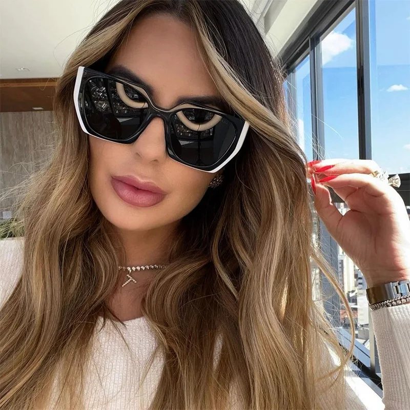 Women Wide Temple Cat Eye Sunglasses Retro Acetate Fiber Designer Large Square Lens UV400 UV Protection Fashion Eyewear
Women Wide Temple Cat Eye Sunglasses Retro Acetate Fiber Designer Large Square Lens UV400 UV Protection Fashion Eyewear