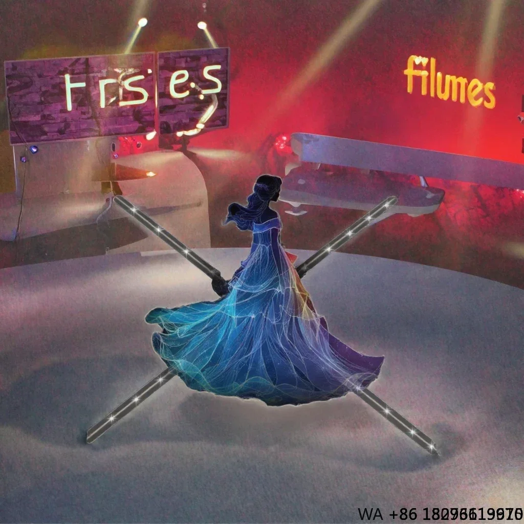 Indoor 3D Hologram Projector Holographic Advertising Equipment for Showcases
Indoor 3D Hologram Projector Holographic Advertising Equipment for Showcases