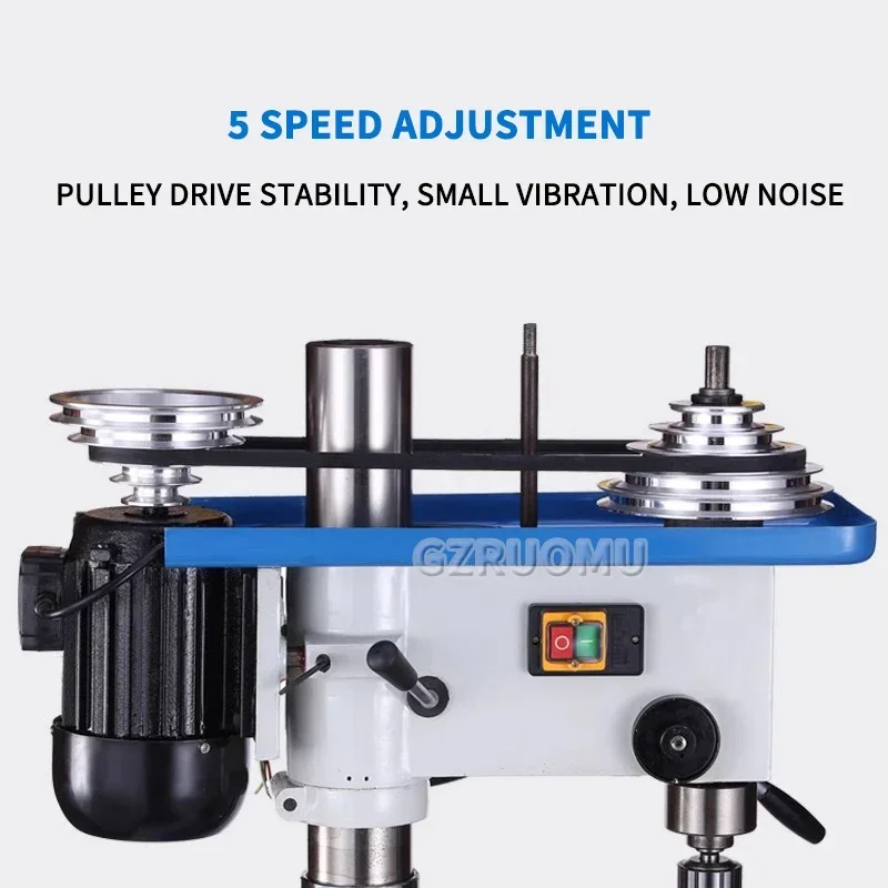 Z512A-2 Bench Drill Milling Machine Variable Speed Drilling Chuck Base 1-13mm DIY Wood Metal Grade Drilling Machine Power Tools
Z512A-2 Bench Drill Milling Machine Variable Speed Drilling Chuck Base 1-13mm DIY Wood Metal Grade Drilling Machine Power Tools