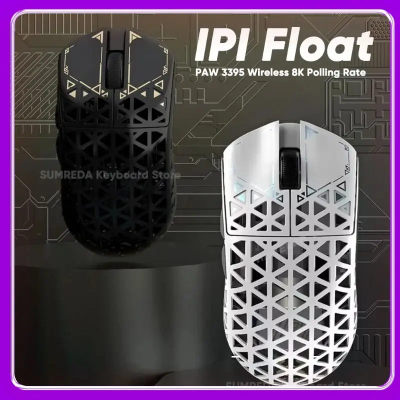 Ipi Float Paw3395 Mouse Tri Mode 8K Wireless Mouse Fps Hollow Out Carbon Fibre Lightweight Gamer Mice PIao 88 Accessories
Ipi Float Paw3395 Mouse Tri Mode 8K Wireless Mouse Fps Hollow Out Carbon Fibre Lightweight Gamer Mice PIao 88 Accessories
