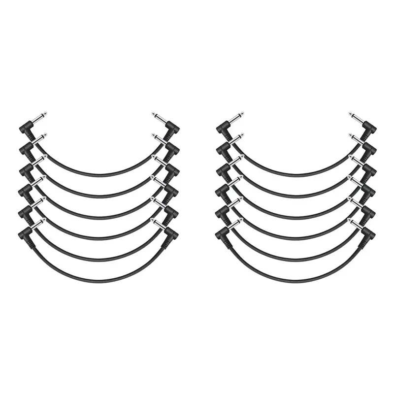 【STOCK】Guitar Patch Cable Guitar Effect Pedal Cables,Black 12 Pack 30Cm
【STOCK】Guitar Patch Cable Guitar Effect Pedal Cables,Black 12 Pack 30Cm