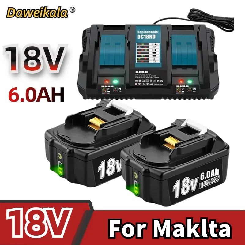 Original For Makita 18V Battery 6Ah BL1850B Li-ion Replacement Battery BL1850 BL1860B BL1860 BL1840B BL1830B BL1830 LXT400 RU EU
Original For Makita 18V Battery 6Ah BL1850B Li-ion Replacement Battery BL1850 BL1860B BL1860 BL1840B BL1830B BL1830 LXT400 RU EU