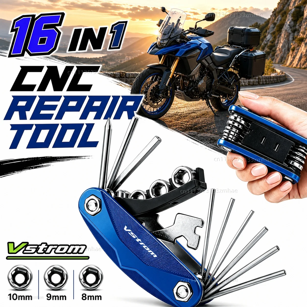 For SUZUKI Vstrom DL 250 650 1000 V-Strom 650XT 1000XT Vstrom650 Vstrom1000 Motorcycle Tool Repair Kit Multifunctional
For SUZUKI Vstrom DL 250 650 1000 V-Strom 650XT 1000XT Vstrom650 Vstrom1000 Motorcycle Tool Repair Kit Multifunctional