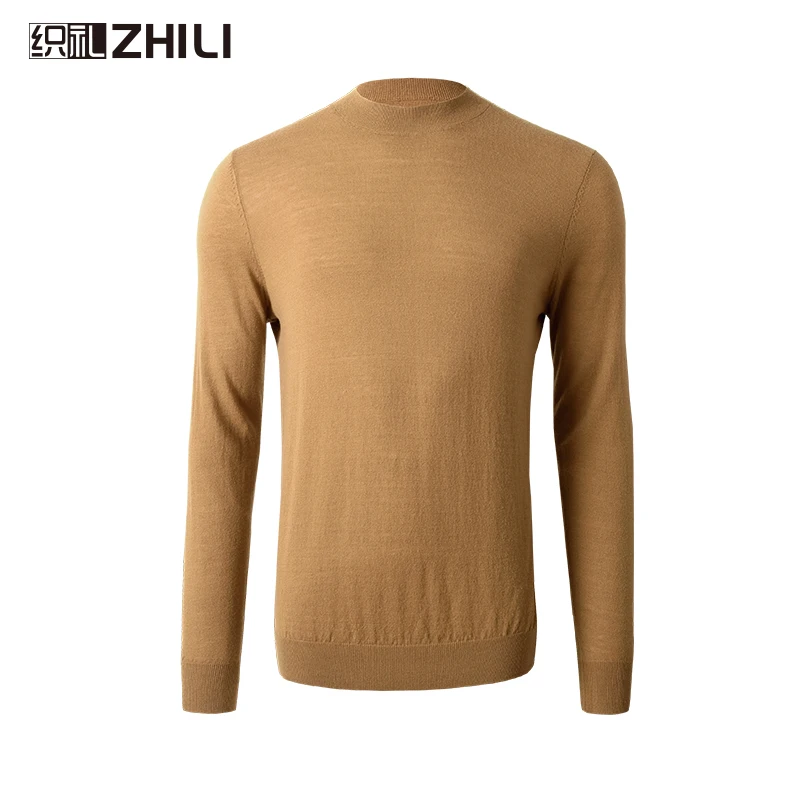 Men's round neck sweater, solid color long sleeved sweater, warm and comfortable top
Men's round neck sweater, solid color long sleeved sweater, warm and comfortable top