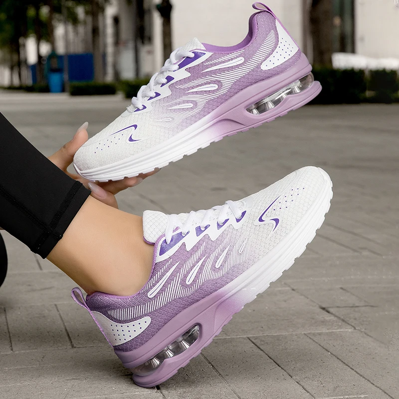 Women Big Size Autumn New Air Cushion Shoes Mesh Breathable Lightweight Comfortable Sneaker Fashion Casual Sports Large Footwear
Women Big Size Autumn New Air Cushion Shoes Mesh Breathable Lightweight Comfortable Sneaker Fashion Casual Sports Large Footwear