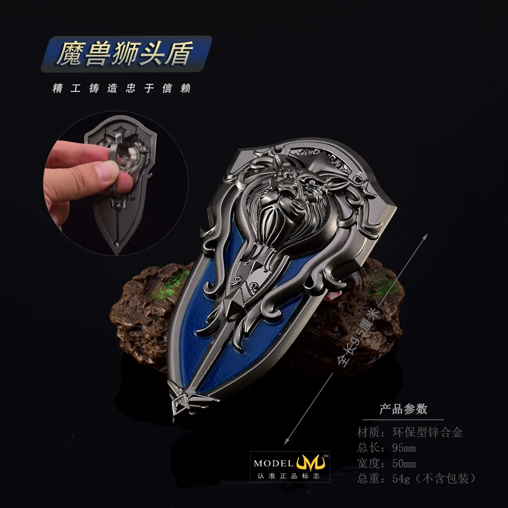 Warcraft Lioncrest Shield - 10cm Full-Metal Stormwind Display with Enameled Heraldry remium-Budget Desktop Battlegear
Warcraft Lioncrest Shield - 10cm Full-Metal Stormwind Display with Enameled Heraldry remium-Budget Desktop Battlegear