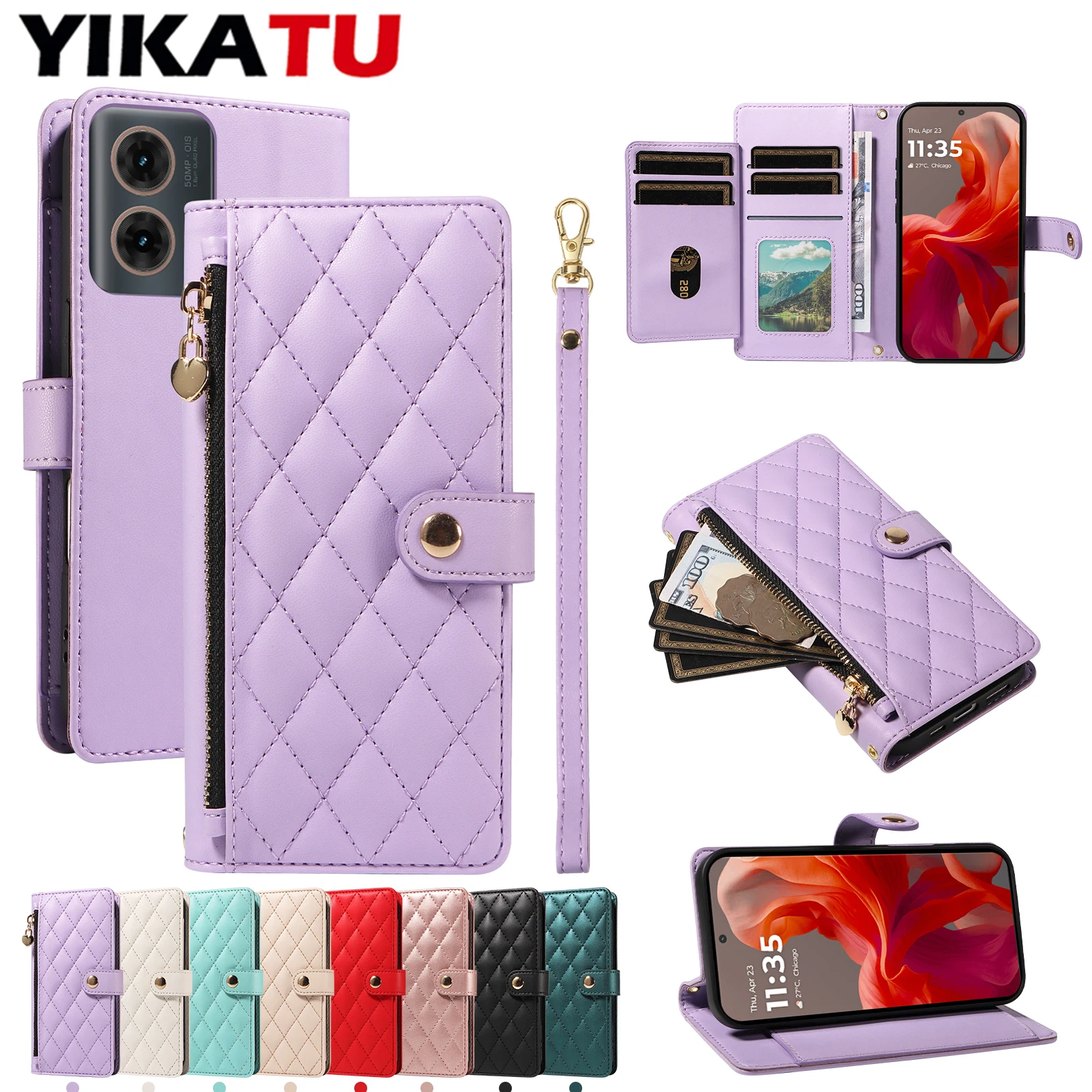 Leather Wallet Case For Motorola MOTO G86 G85 G84 G75 G64 G55 G54 G45 G35 G34 G24 G15 G14 G05 G04 E14 Edge 60 Pro Fusion 5G 2025
Leather Wallet Case For Motorola MOTO G86 G85 G84 G75 G64 G55 G54 G45 G35 G34 G24 G15 G14 G05 G04 E14 Edge 60 Pro Fusion 5G 2025