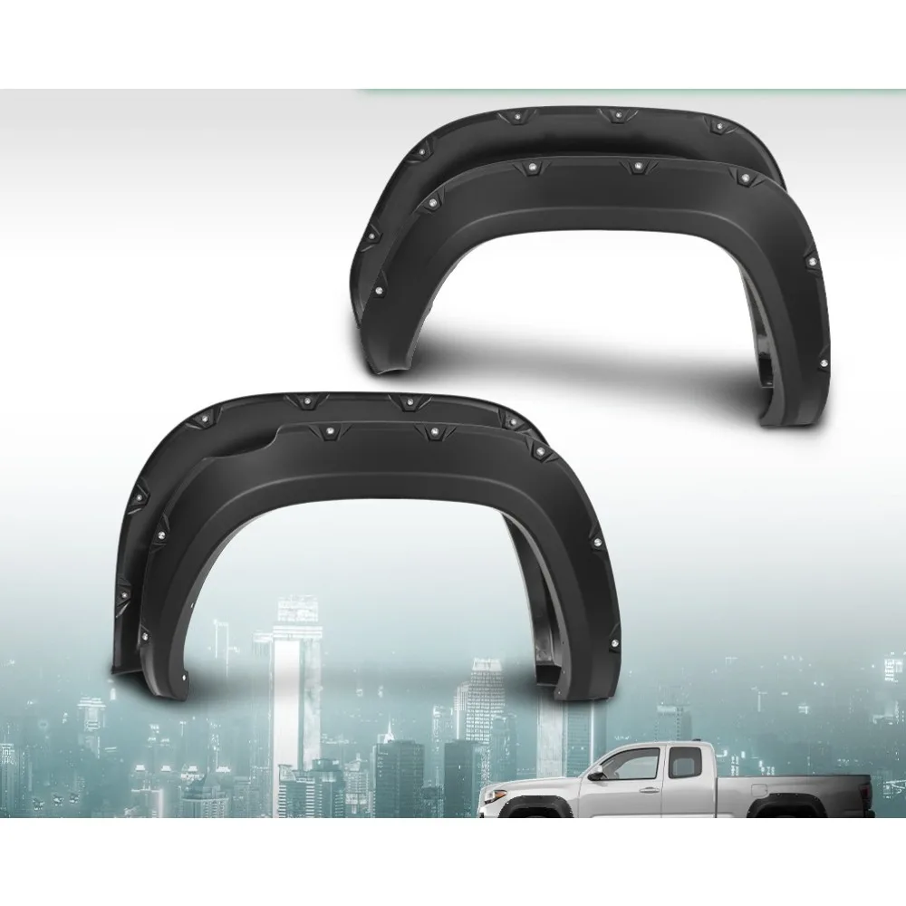New 4Pcs Fit For 2016-2022 Toyota Tacoma Pocket Rivet Black Wheel Fender Flares
New 4Pcs Fit For 2016-2022 Toyota Tacoma Pocket Rivet Black Wheel Fender Flares