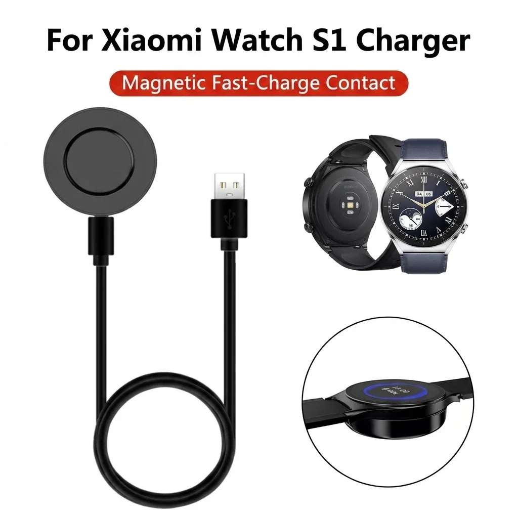 USB-C Type-C Wireless Charging Dock for Xiaomi Mi Smart Watch S1 Magnetic Charger Cradle USB Cable Base
USB-C Type-C Wireless Charging Dock for Xiaomi Mi Smart Watch S1 Magnetic Charger Cradle USB Cable Base