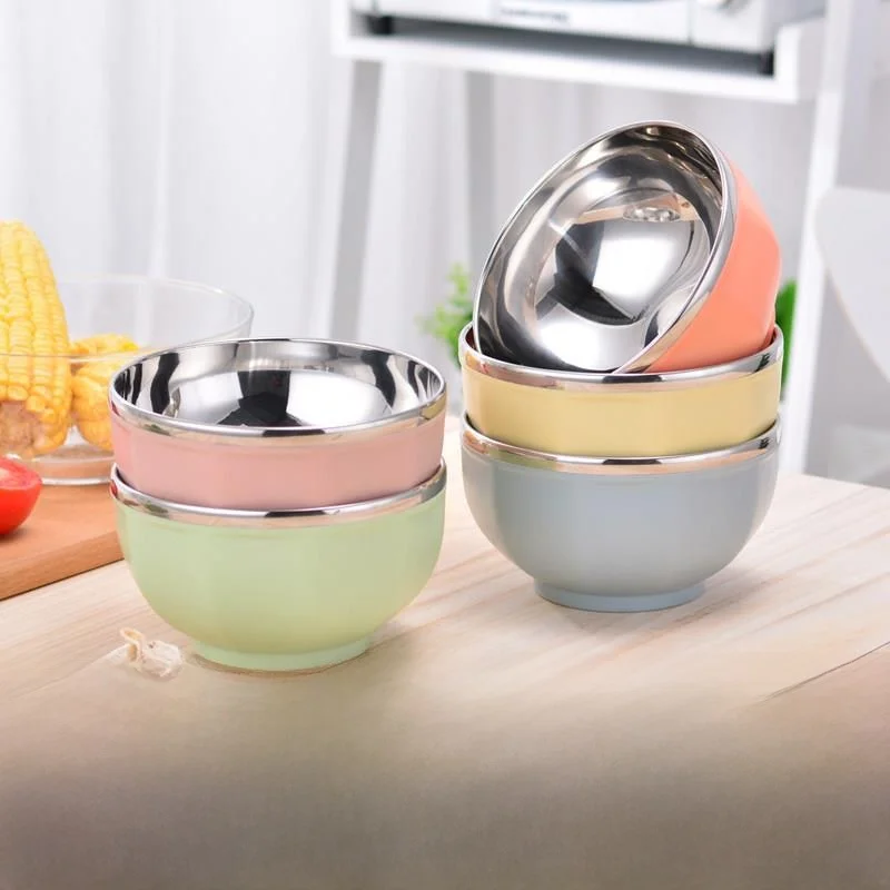 Food Grade 304 Stainless Steel Bowl with Lid Anti-Fall Double Layered Bowl for Children Baby Durable Heat Resistant ...
Food Grade 304 Stainless Steel Bowl with Lid Anti-Fall Double Layered Bowl for Children Baby Durable Heat Resistant ...