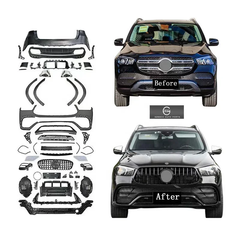 Bodykit for Mercedes W167 2020- Upgrade GLE63 AMG Front car bumpers Grill Rear car bumpers diffuser exhaust pipe customcustom
Bodykit for Mercedes W167 2020- Upgrade GLE63 AMG Front car bumpers Grill Rear car bumpers diffuser exhaust pipe customcustom