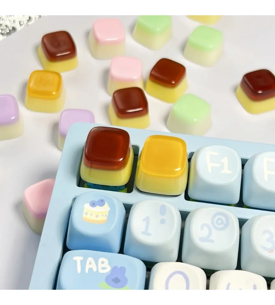 Realistic caramel pudding resin keycap captures the sweet look of a classic dessert for food lovers
Realistic caramel pudding resin keycap captures the sweet look of a classic dessert for food lovers