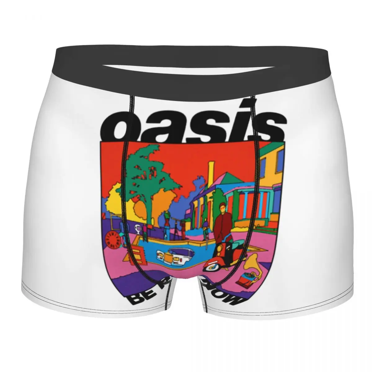 British Rock Band Oasis Underwear Men Sexy Printed Customized Boxer Shorts Panties
British Rock Band Oasis Underwear Men Sexy Printed Customized Boxer Shorts Panties