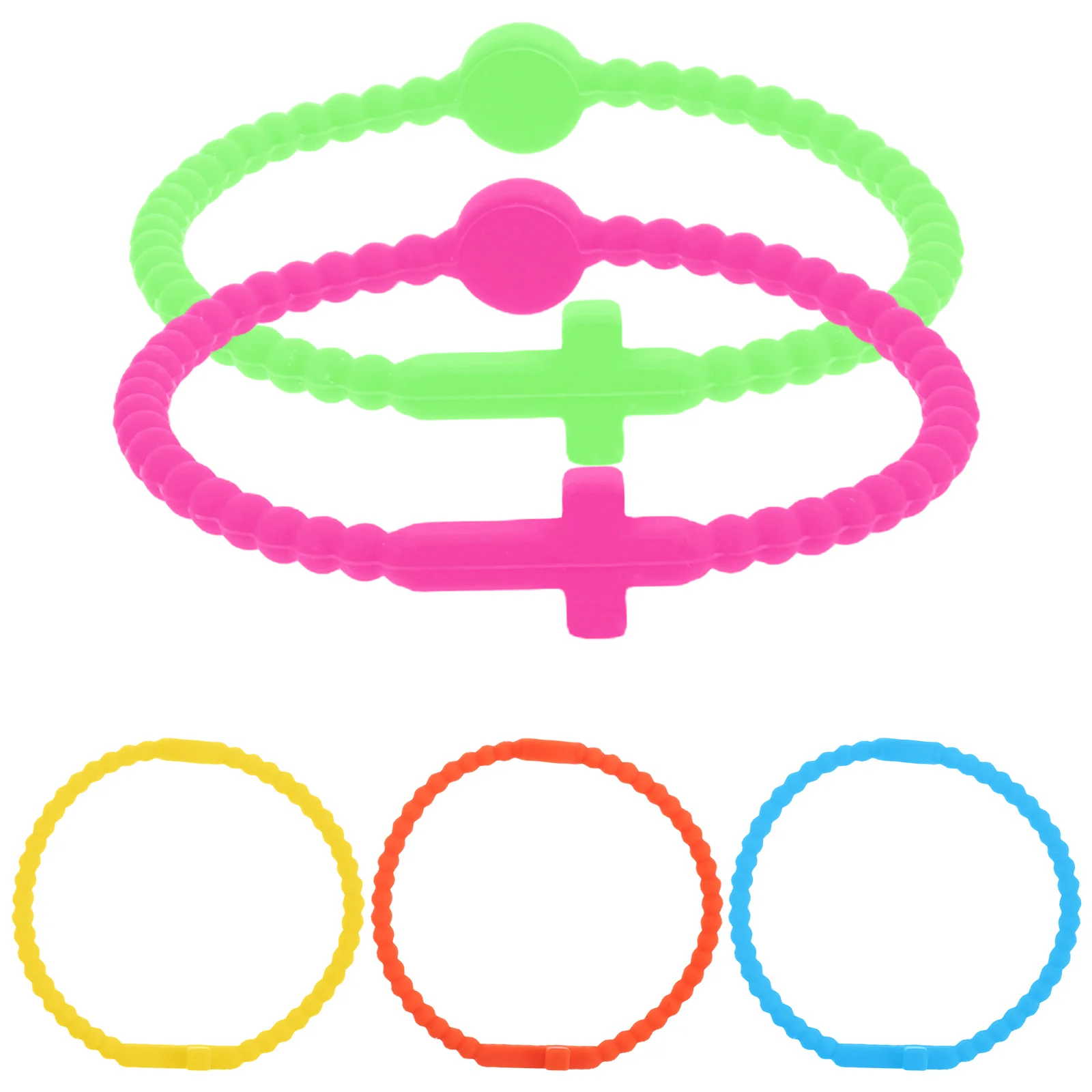 5pcs Cross Silicone Wristbands Colorful Elastic Bracelets Couple Rubber Jewelry Sports Waterproof Football Bands
5pcs Cross Silicone Wristbands Colorful Elastic Bracelets Couple Rubber Jewelry Sports Waterproof Football Bands