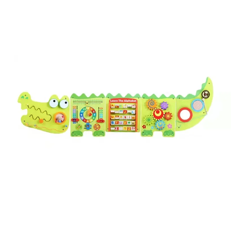 Toddler Day Care Alligator Busy Board Activity Board Educational Toys Wooden Wall Games
Toddler Day Care Alligator Busy Board Activity Board Educational Toys Wooden Wall Games
