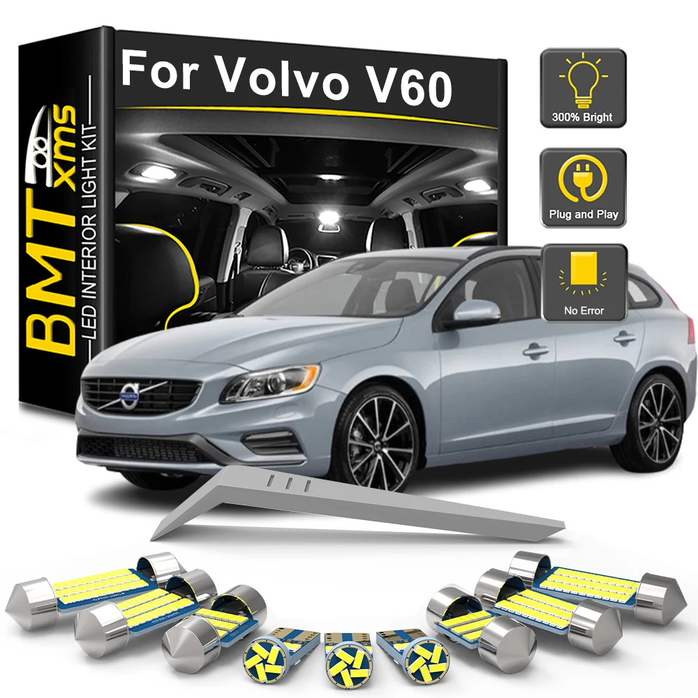 BMTxms 19 шт. для Volvo V60 Wagon 2010-2014 2016 2017 2018 автомобильный светодиодный комплект внутреннего освещения для чтения купола багажника автомобильная лампа
BMTxms 19 шт. для Volvo V60 Wagon 2010-2014 2016 2017 2018 автомобильный светодиодный комплект внутреннего освещения для чтения купола багажника автомобильная лампа