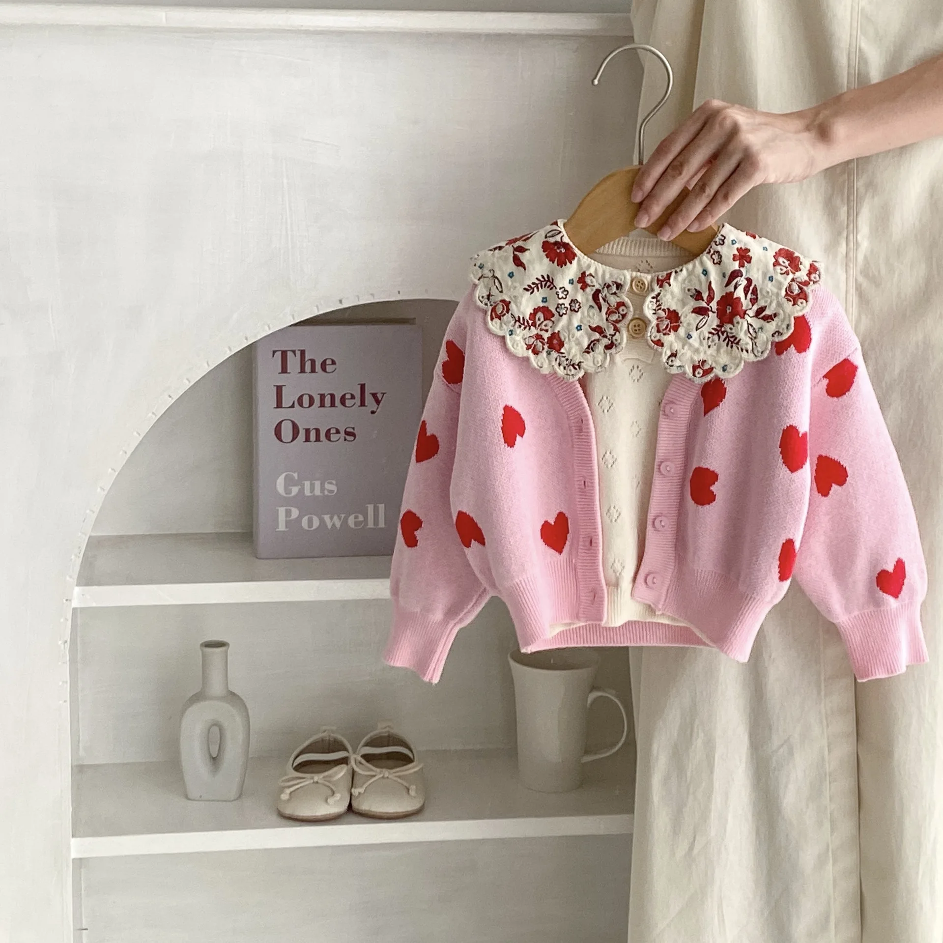 Cute Baby Girl Sweater 0-3Years Newborn Kids Long Sleeve Heart Pattern Knitted Cardigan Tops Outfits INS Spring Autumn Clothes
Cute Baby Girl Sweater 0-3Years Newborn Kids Long Sleeve Heart Pattern Knitted Cardigan Tops Outfits INS Spring Autumn Clothes