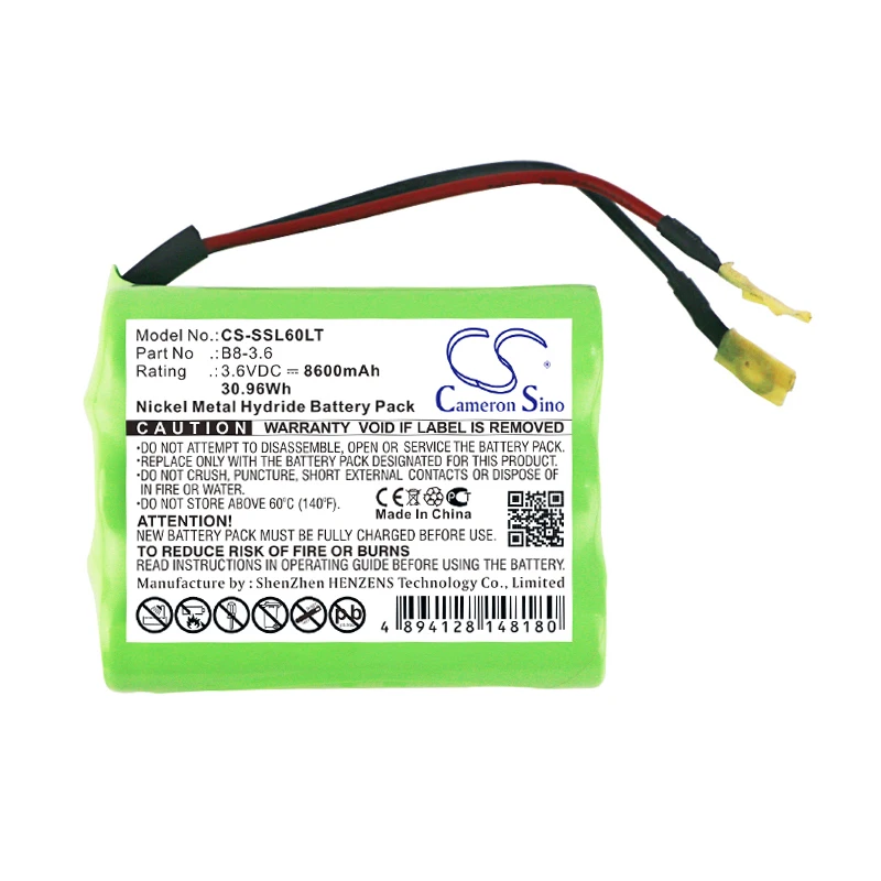 GreenBatteryPower CameronSino, 8600 мАч, 3,6 В, Вт-ч, солнечная, морская, светильник Ni-MH батарея для Sealite B8-3.6 SL60 SL70
GreenBatteryPower CameronSino, 8600 мАч, 3,6 В, Вт-ч, солнечная, морская, светильник Ni-MH батарея для Sealite B8-3.6 SL60 SL70