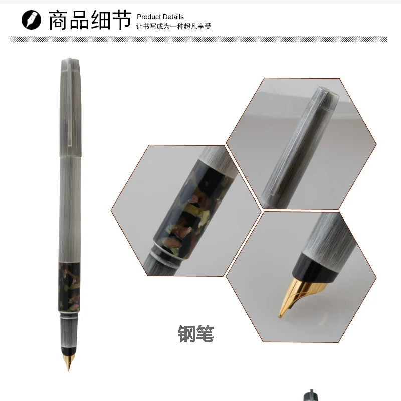 Fuliwen 815 High end Business Metal Ancient Silver Retro Student Calligraphy Pen
Fuliwen 815 High end Business Metal Ancient Silver Retro Student Calligraphy Pen