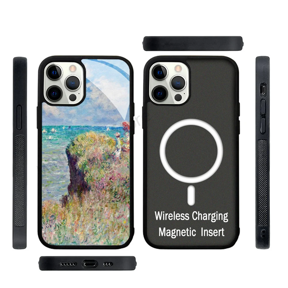 Art Painting Claude Monet Phone Case Strong Magnetic For IPhone 15 14 13 Pro Max 11 12 Mini For Magsafe
Art Painting Claude Monet Phone Case Strong Magnetic For IPhone 15 14 13 Pro Max 11 12 Mini For Magsafe