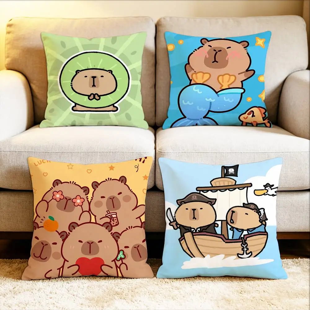 Cute Capybara Household Various Sizes Square Pillow Case For Car Home Bedchamber Decor
Cute Capybara Household Various Sizes Square Pillow Case For Car Home Bedchamber Decor