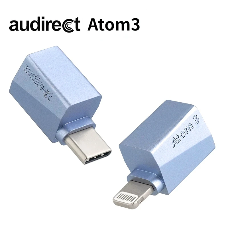 Audirect ATOM3 ESS9280 AC Pro Portable DAC Headphone Amplifier Atom 3 DSD512 3.5mm SE Output USB Type C/Lightning Input DAC Amp
Audirect ATOM3 ESS9280 AC Pro Portable DAC Headphone Amplifier Atom 3 DSD512 3.5mm SE Output USB Type C/Lightning Input DAC Amp