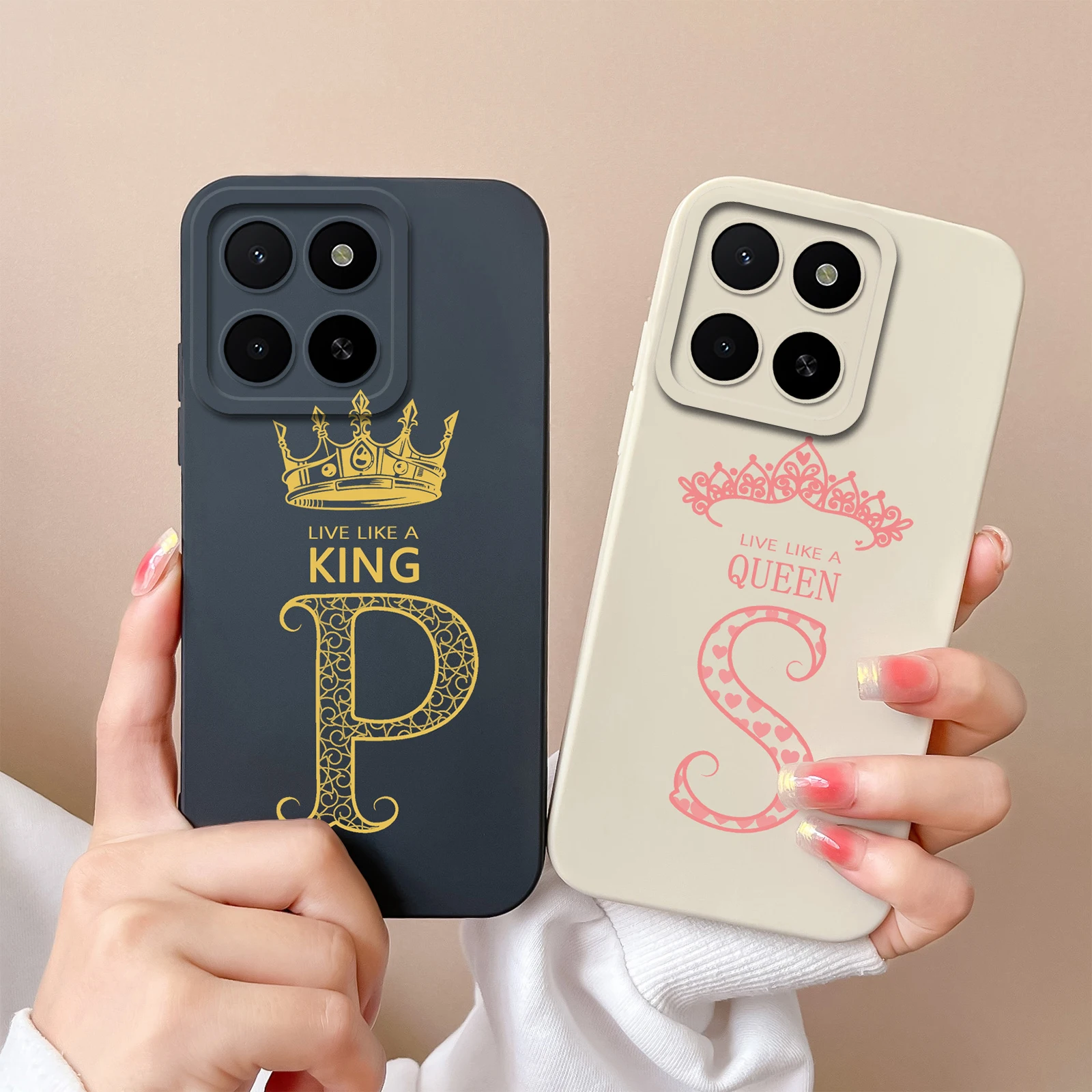Чехлы для Honor X5b 4G с красивыми буквами в виде короны, ультратонкие жидкие силиконовые защитные сумки для линз, сумки для телефонов для Honor X5b + Coques
Чехлы для Honor X5b 4G с красивыми буквами в виде короны, ультратонкие жидкие силиконовые защитные сумки для линз, сумки для телефонов для Honor X5b + Coques
