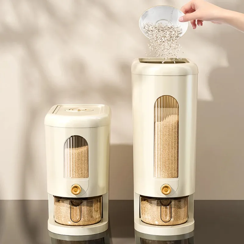 5/10KG Rice Container Kitchen Automatic Rice Dispenser Insect-Proof Sealed Soybean Corn Cereal Storage Box Keep Dry Fresh
5/10KG Rice Container Kitchen Automatic Rice Dispenser Insect-Proof Sealed Soybean Corn Cereal Storage Box Keep Dry Fresh