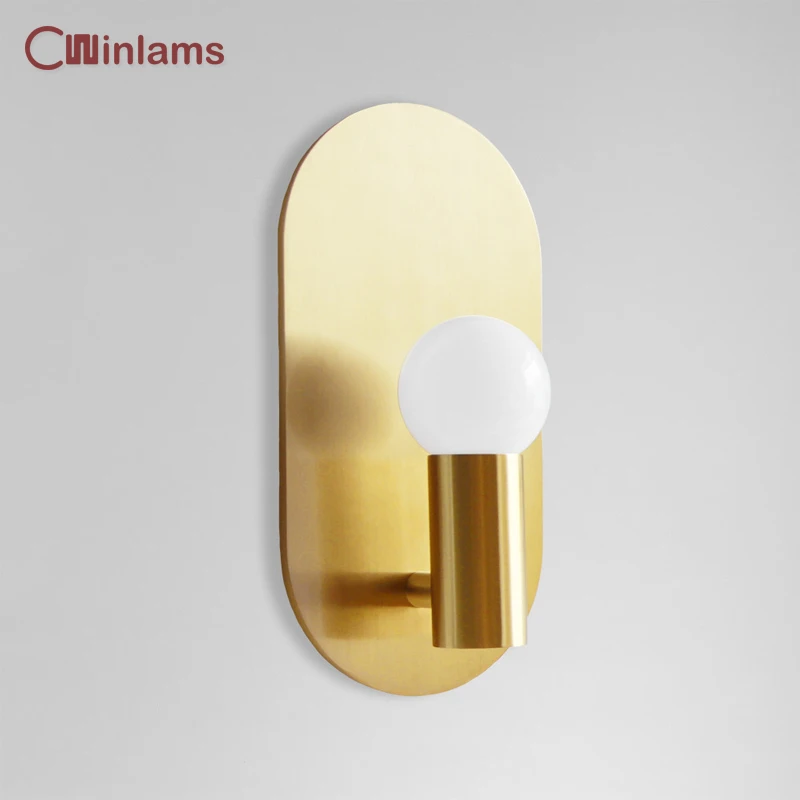 Nordic Copper Wall Lamp LED Modern Simple Bedside Lamps Creative Personality Living Room American Style Aisle Staircase Lighting
Nordic Copper Wall Lamp LED Modern Simple Bedside Lamps Creative Personality Living Room American Style Aisle Staircase Lighting
