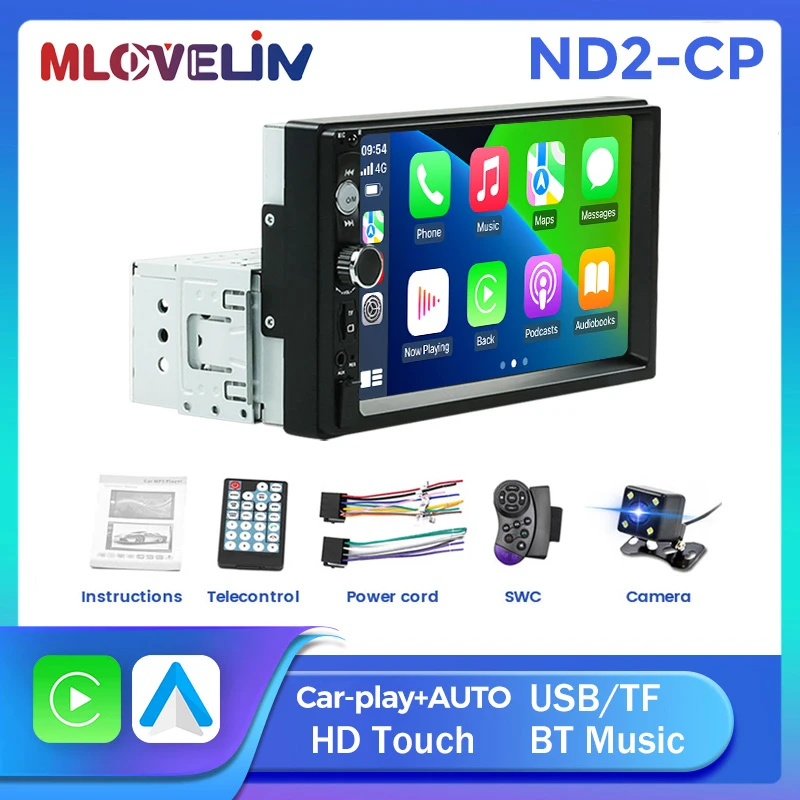 MEKEDE 7-inch Touch Screen BT Autoaudio FM Receiver Mirror Link Monitor Car Intelligent System Multimedia Player ND2 Universal
MEKEDE 7-inch Touch Screen BT Autoaudio FM Receiver Mirror Link Monitor Car Intelligent System Multimedia Player ND2 Universal