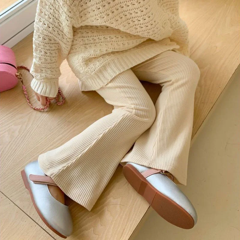 Baby Girl Trousers Slim Pant Children Flared Pant 1-10Y Kid Leggings Solid Fashion Boot Cut Wide Leg Long Pant Toddler A1289
Baby Girl Trousers Slim Pant Children Flared Pant 1-10Y Kid Leggings Solid Fashion Boot Cut Wide Leg Long Pant Toddler A1289
