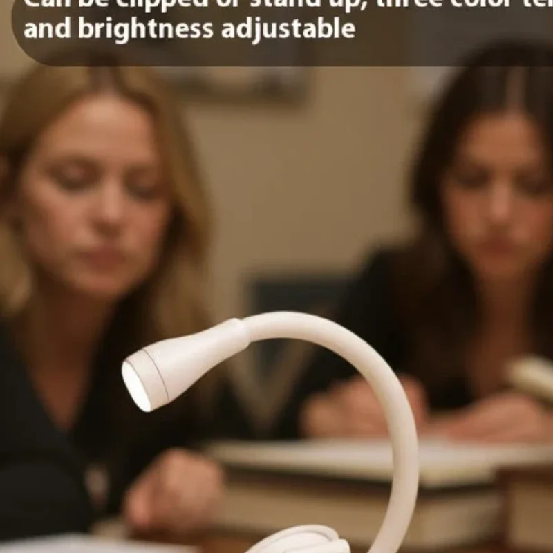Мини-светодиодный светильник для книги, защита глаз, регулируемый зажим 360° ° Откидная учебная лампа, перезаряжаемая, трехцветная, для чтения в спальне в путешествиях
Мини-светодиодный светильник для книги, защита глаз, регулируемый зажим 360° ° Откидная учебная лампа, перезаряжаемая, трехцветная, для чтения в спальне в путешествиях
