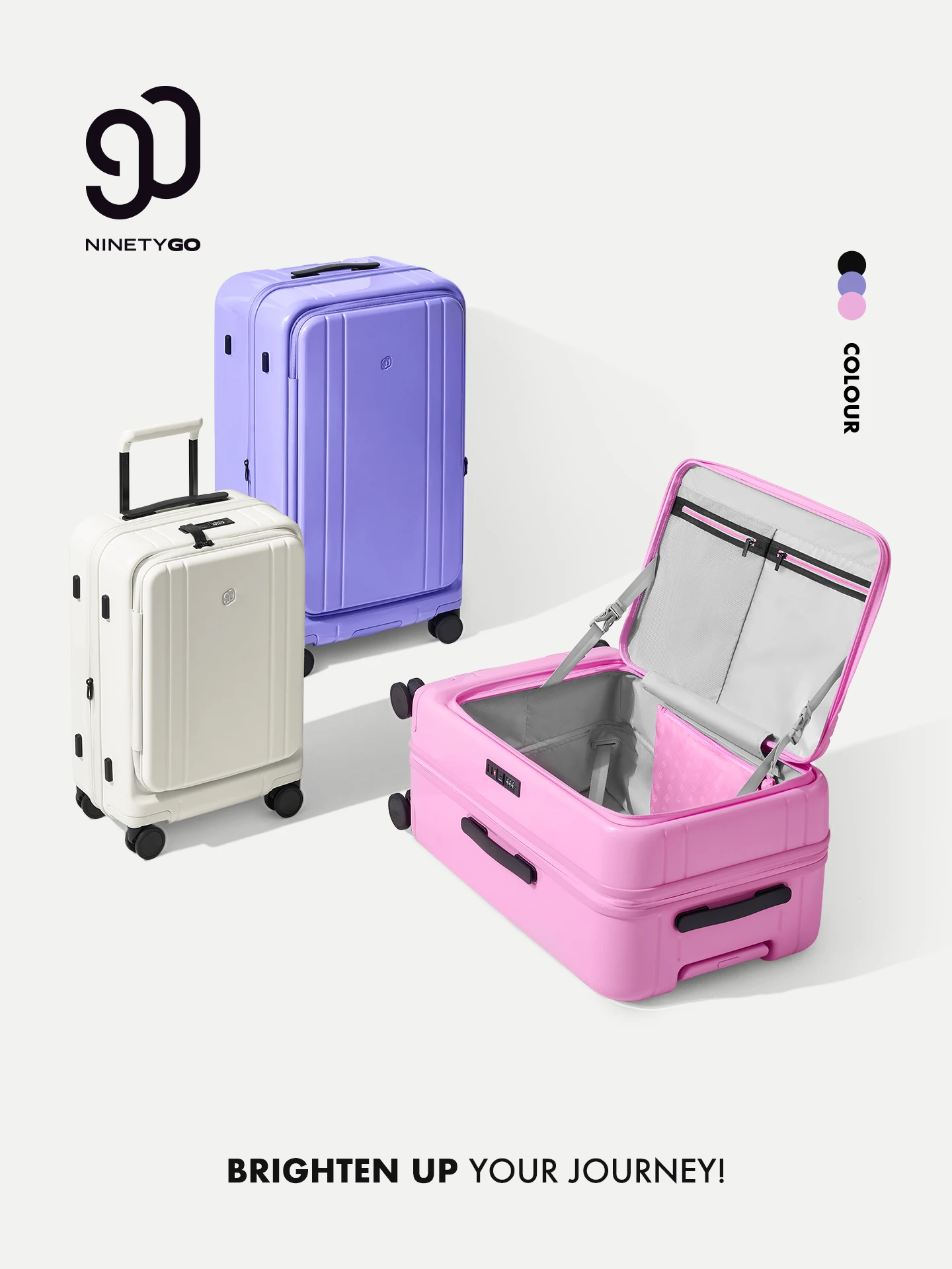 90 Points Roaming Luggage Side Opening Cover Expandable 20 Inch Pull Rod Boarding Box Travel Suitcase Fashion Hardshell Suitcase
90 Points Roaming Luggage Side Opening Cover Expandable 20 Inch Pull Rod Boarding Box Travel Suitcase Fashion Hardshell Suitcase