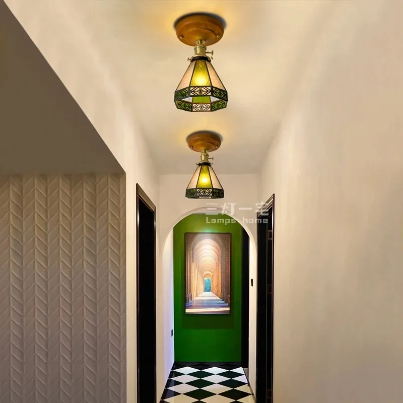 Warm and romantic homestay bay window window Japanese-style entry entrance corridor aisle balcony small ceiling light
Warm and romantic homestay bay window window Japanese-style entry entrance corridor aisle balcony small ceiling light