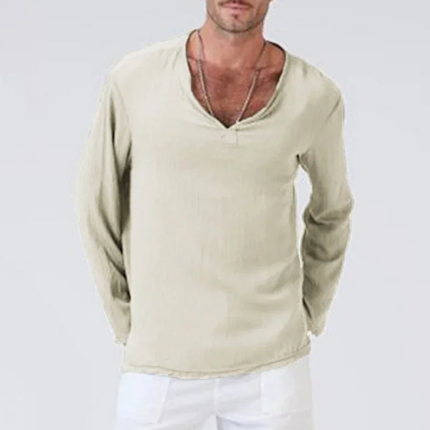 Men Deep V Collar Tshirt Solid Color Casual Stylish Tshirt Male Hip Hop Long Sleeve Loose T-Shirt Streetwear Tops Tee Clothing
Men Deep V Collar Tshirt Solid Color Casual Stylish Tshirt Male Hip Hop Long Sleeve Loose T-Shirt Streetwear Tops Tee Clothing