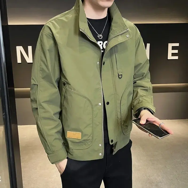 Bomber Jacket Men Business Zipper Windbreaker Military Tactical Windbreaker Spring Autumn Jacket Casual Korean Fashion Overcoat
Bomber Jacket Men Business Zipper Windbreaker Military Tactical Windbreaker Spring Autumn Jacket Casual Korean Fashion Overcoat