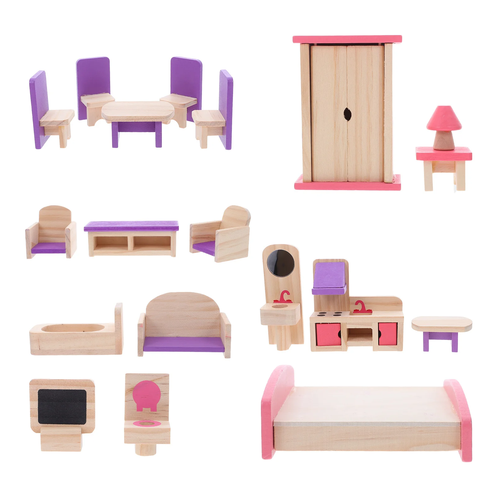 1 комплект, набор детской мебели, деревянная мебель для кукольного домика «сделай сам» для детей, миниатюрные наборы для ролевых игр, вдохновленные Монтессори
1 комплект, набор детской мебели, деревянная мебель для кукольного домика «сделай сам» для детей, миниатюрные наборы для ролевых игр, вдохновленные Монтессори