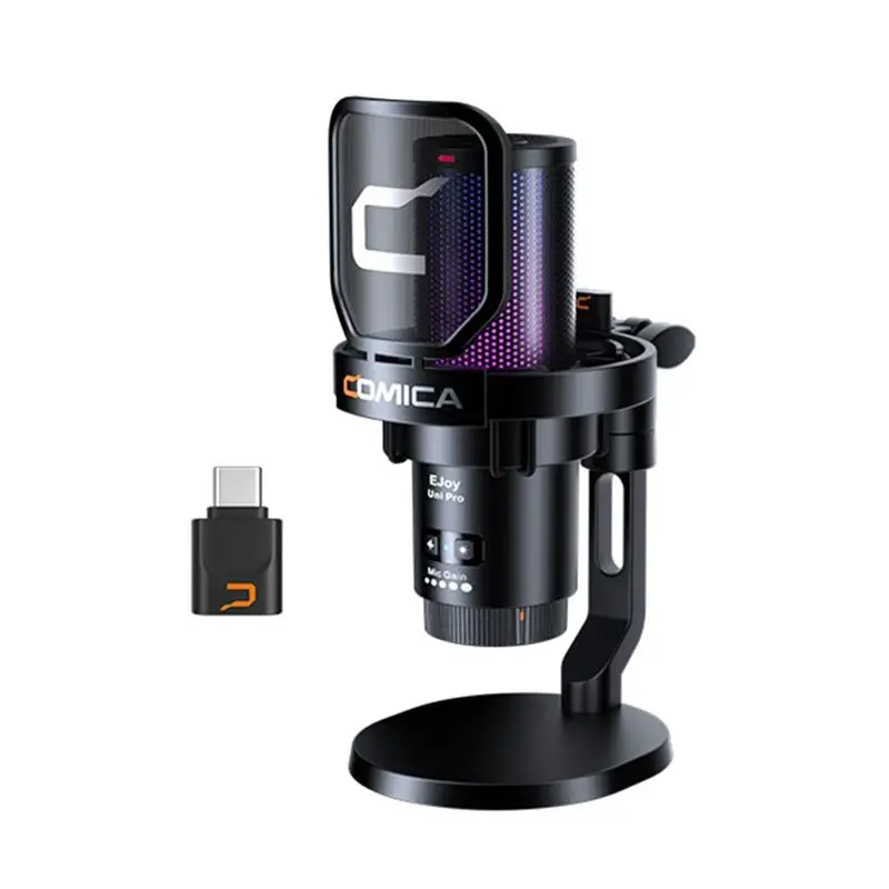 COMICA Wireless Microphone With RGB Lights Or PC Laptop Smartphone Noise Cancellation Condenser Mic A
COMICA Wireless Microphone With RGB Lights Or PC Laptop Smartphone Noise Cancellation Condenser Mic A