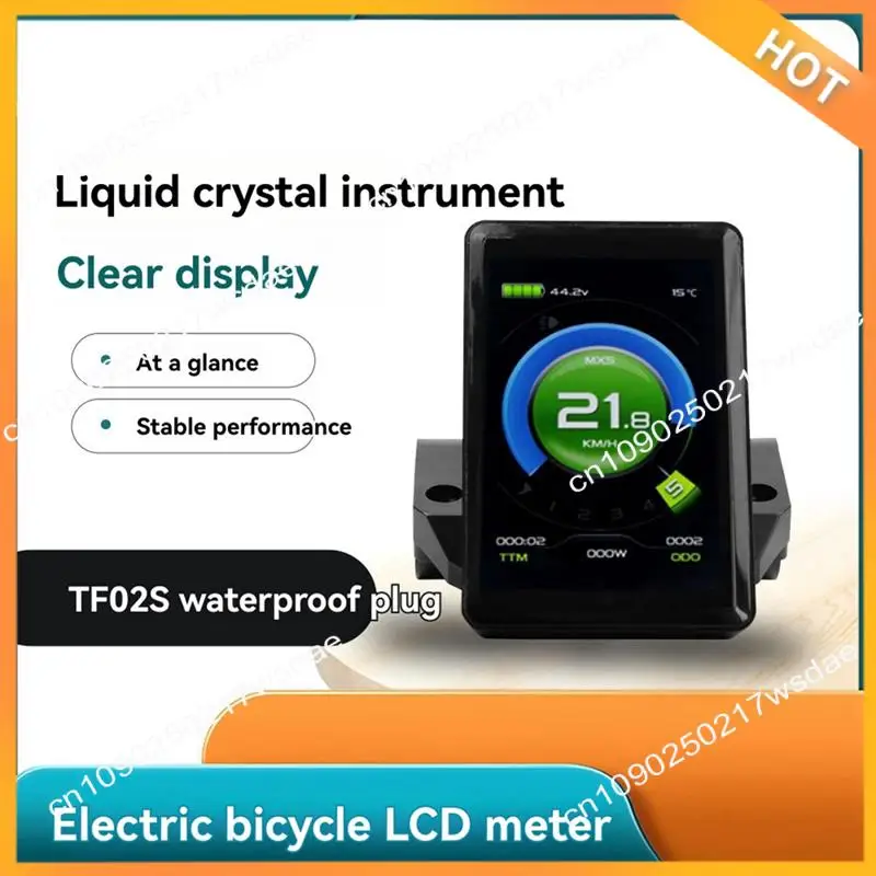 X08A Ebike Display Waterproof Plug KT TF02S 24V36V48V Electric Bike Intelligent Control Panel Display For Ebike Conversion
X08A Ebike Display Waterproof Plug KT TF02S 24V36V48V Electric Bike Intelligent Control Panel Display For Ebike Conversion