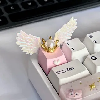 New Handmade Beautiful Crown Wings Keycaps OEM ESC Keys for Mechanical Keyboard Personality Keycap
New Handmade Beautiful Crown Wings Keycaps OEM ESC Keys for Mechanical Keyboard Personality Keycap
