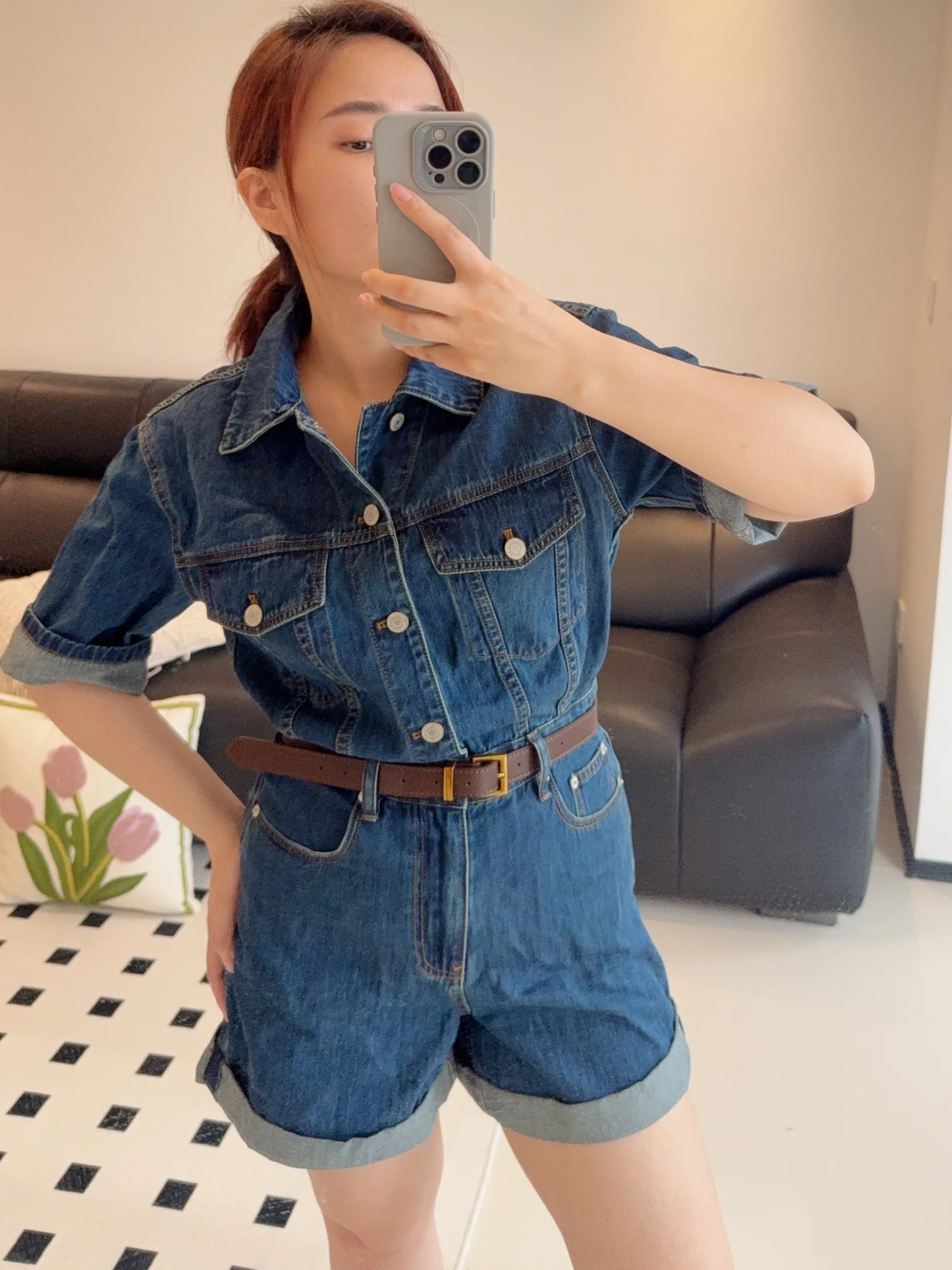 ChongXin 2025 Summer New Faionable Blue Denim Overalls Women's Slim ort Sve Dr Pants High Waist ort Pants
ChongXin 2025 Summer New Faionable Blue Denim Overalls Women's Slim ort Sve Dr Pants High Waist ort Pants