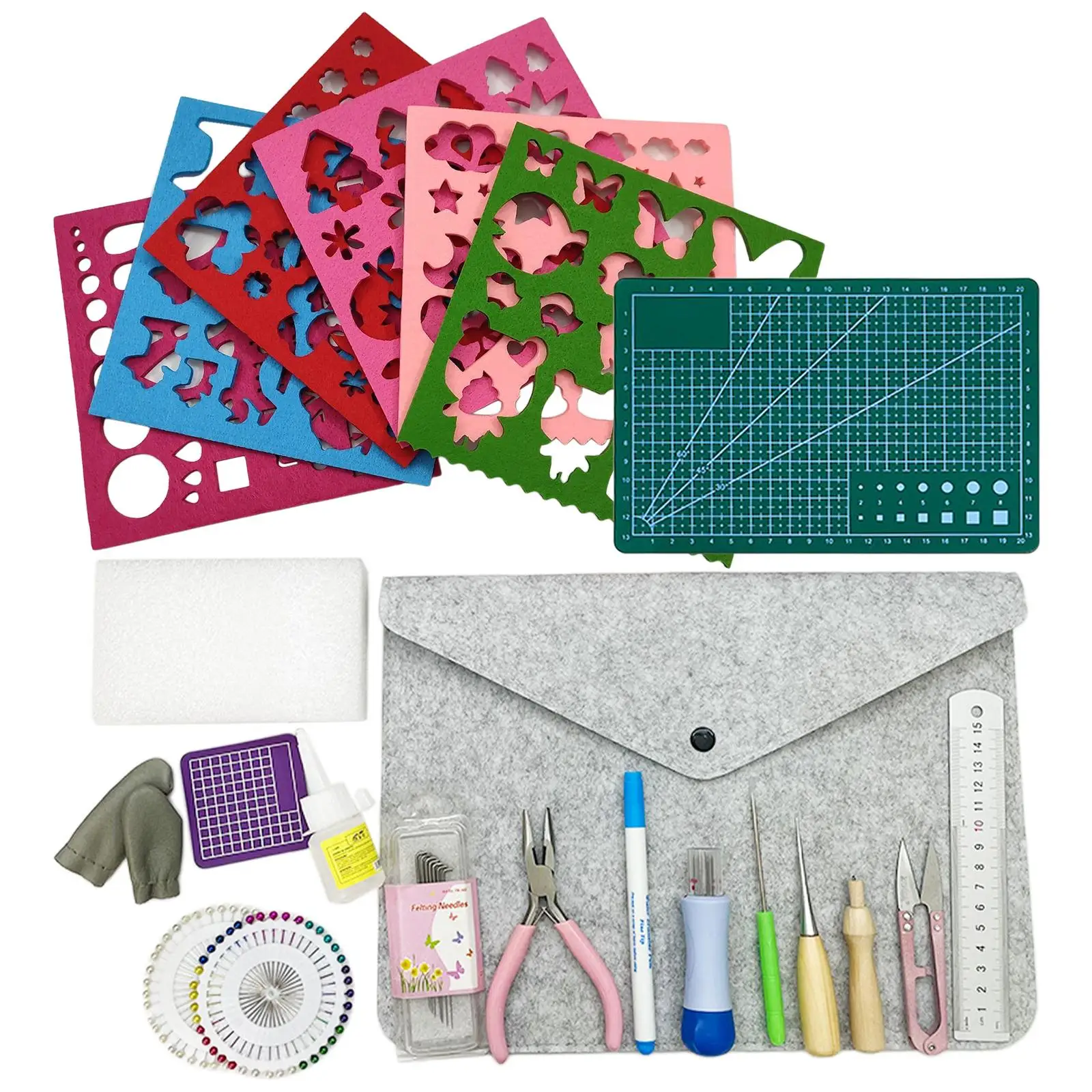 24x DIY Suit Felting Kit for Adults Animal Home Decoration
24x DIY Suit Felting Kit for Adults Animal Home Decoration