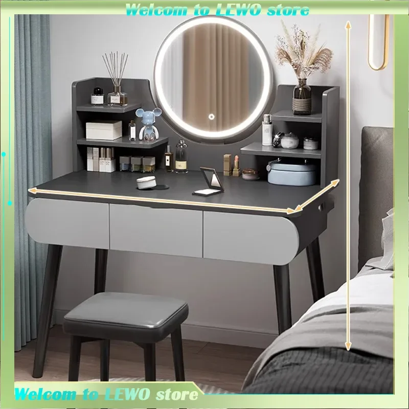 Light Luxury Dressing Table Mirror Organizer Girls Drawer Dressing Table Bedroom European Tocador De Maquillaje Home Furniture
Light Luxury Dressing Table Mirror Organizer Girls Drawer Dressing Table Bedroom European Tocador De Maquillaje Home Furniture