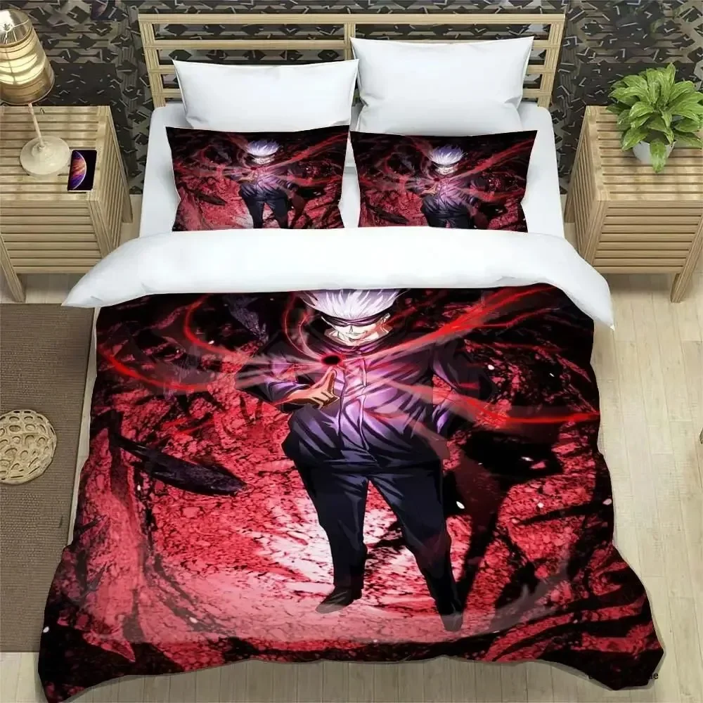 3D Anime Jujutsu Kaisen Satoru Gojo Christmas Gift King Twin Double Child Bedding Set Microfiber or Polyester Duvet Cover Set
3D Anime Jujutsu Kaisen Satoru Gojo Christmas Gift King Twin Double Child Bedding Set Microfiber or Polyester Duvet Cover Set