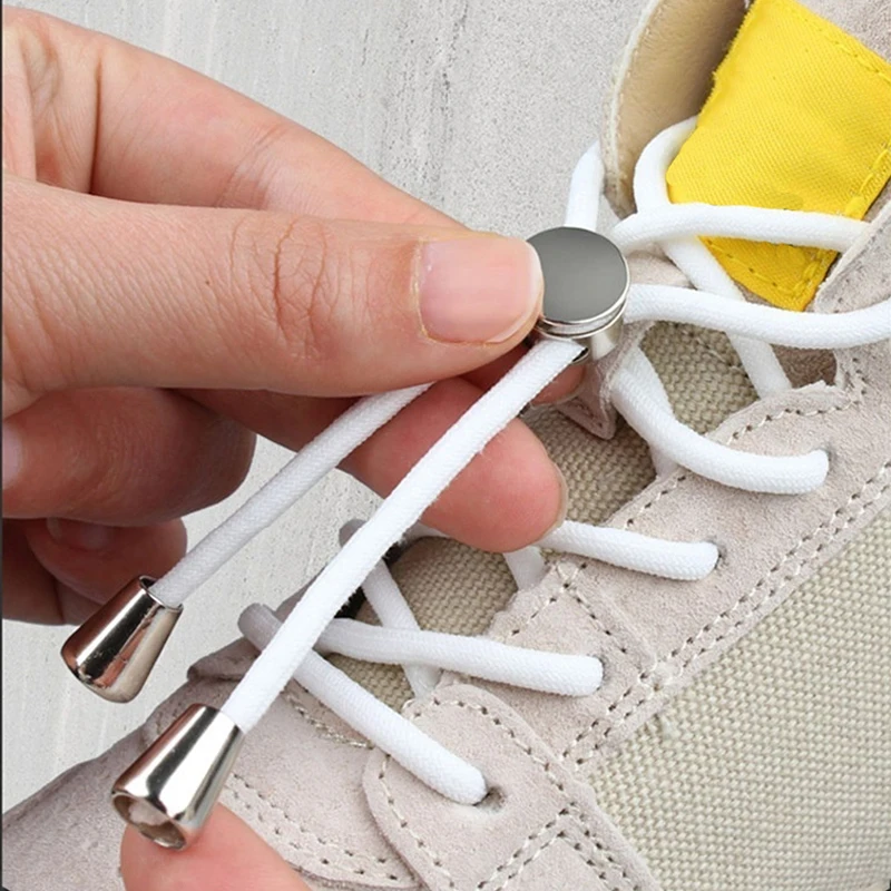 Round Metal Buckle Shoelace Unisex Stretch No Tie Shoelaces Suitable for a variety of shoes Shoe accessories 1Pair/3Pair
Round Metal Buckle Shoelace Unisex Stretch No Tie Shoelaces Suitable for a variety of shoes Shoe accessories 1Pair/3Pair