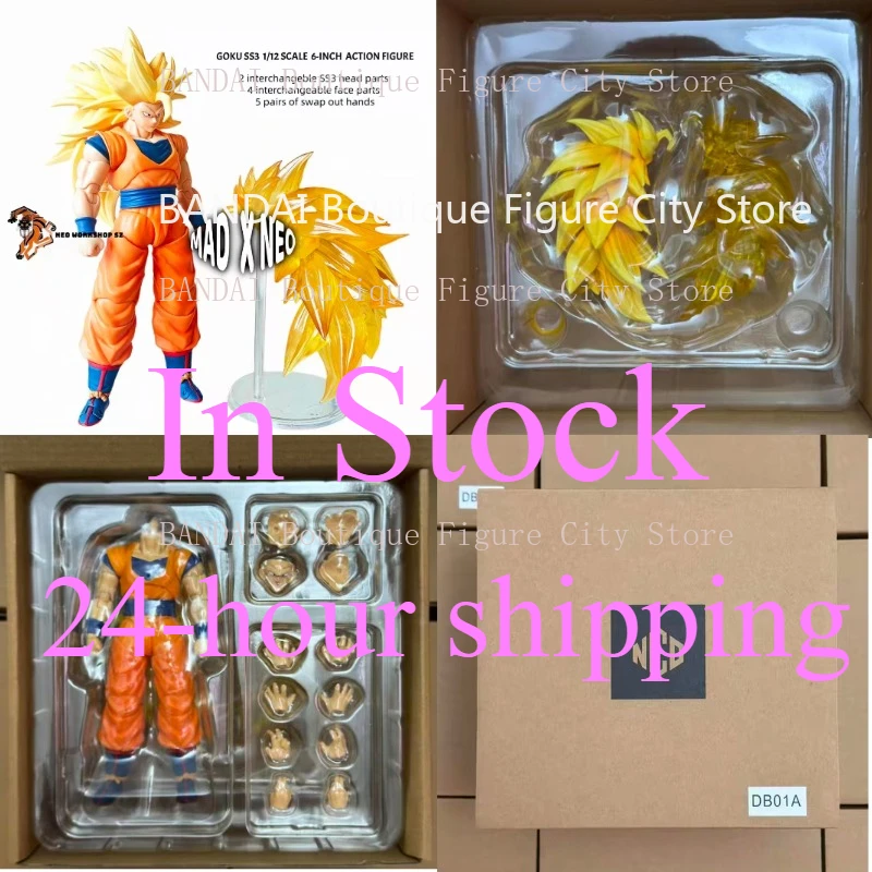 【 in Stock 】 NEOKONG Model Super Saiyan Super Three Form Beijit Dragon Ball 1/12 Doll with Special Offer Mobile Handmade Model
【 in Stock 】 NEOKONG Model Super Saiyan Super Three Form Beijit Dragon Ball 1/12 Doll with Special Offer Mobile Handmade Model