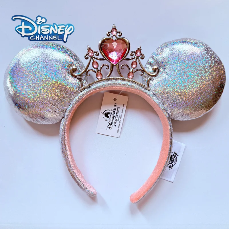 Iridescent Silver Glitter Minnie Mouse Ear Headband Pink Heart Princess Crown Disney Hair Band Cosplay Party Hair Accessories
Iridescent Silver Glitter Minnie Mouse Ear Headband Pink Heart Princess Crown Disney Hair Band Cosplay Party Hair Accessories