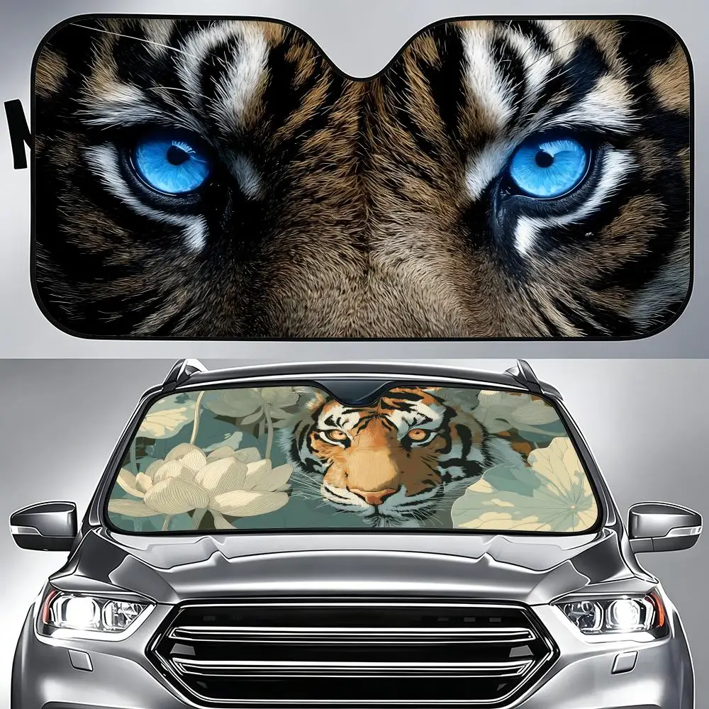 Pattern T-Tiger's E-Eye Sun Visor Aluminum Foil Windshield Sunshade, UV Protection Heat Insulation Reusable
Pattern T-Tiger's E-Eye Sun Visor Aluminum Foil Windshield Sunshade, UV Protection Heat Insulation Reusable