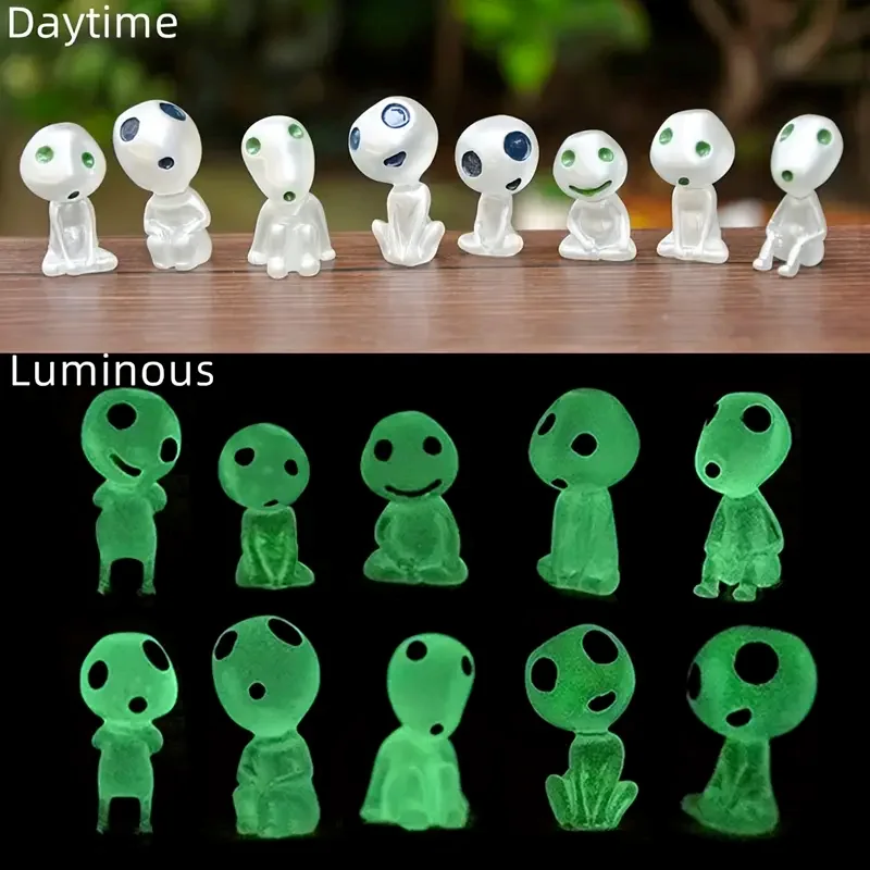 10pcs Luminous Mini Ghost Resin Glow At Night Marine Animal Figurines Ornament Fairy Garden DIY Accessories
10pcs Luminous Mini Ghost Resin Glow At Night Marine Animal Figurines Ornament Fairy Garden DIY Accessories